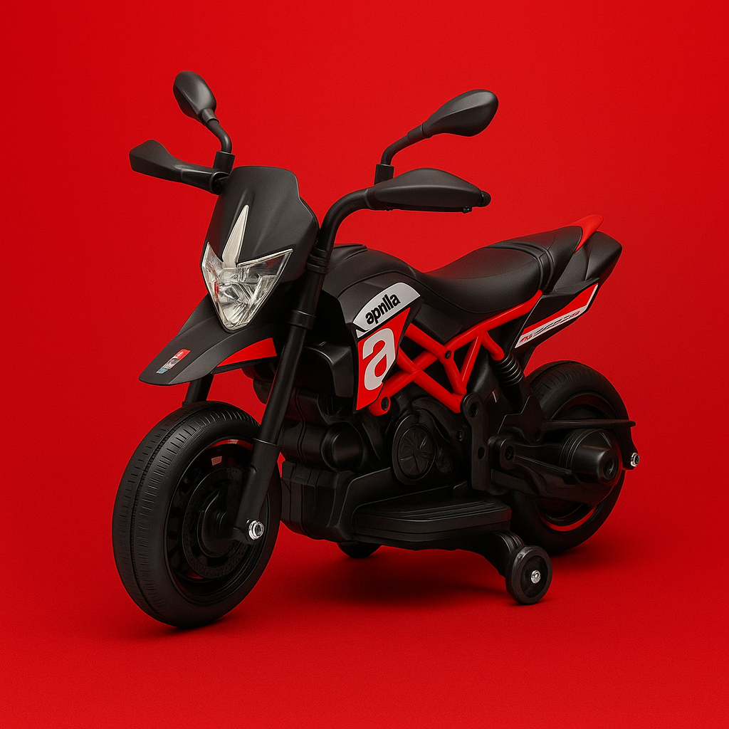 Aprilia Dorsoduro, motocykl na akumulator dla dzieci